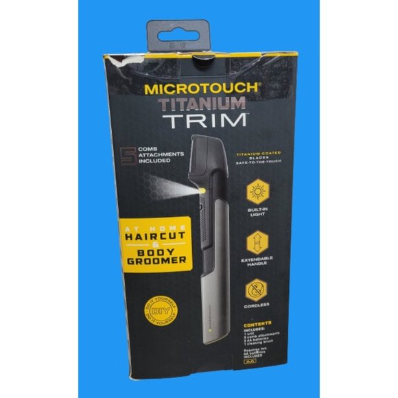 Microtouch Grooming Microtouch Titanium Trim At Home Haircut Body